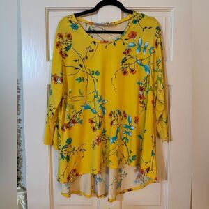 Women’s Susan Graver Floral Top XL